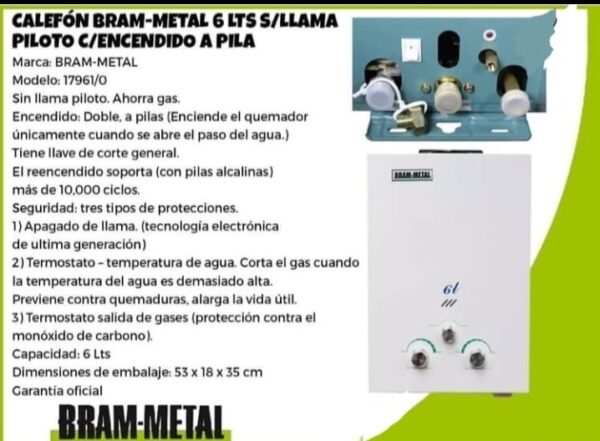 Calefón a gas - Imagen 2