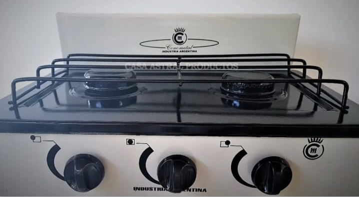 Anafe Cocina 2 Dos Hornallas Con Horno Gas Envasado Garrafa - Imagen 2