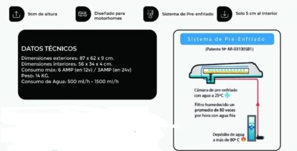 Climatizador modelo Camper Neil - Imagen 3
