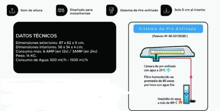 Climatizador modelo Camper Neil - Imagen 3