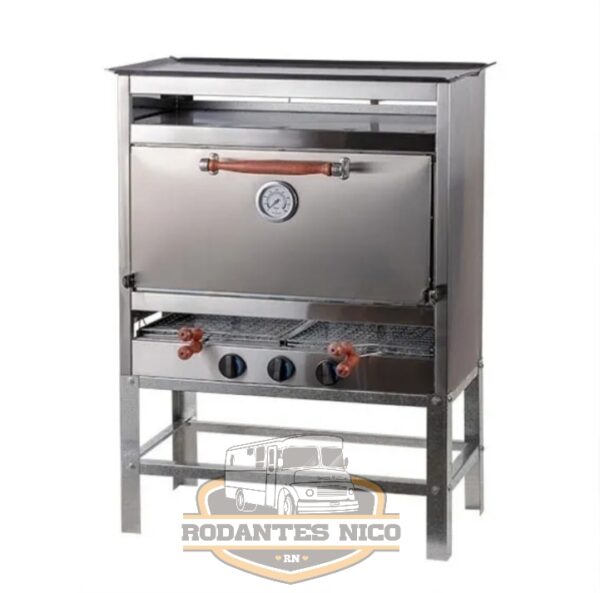 Horno con plancha y Carlitera