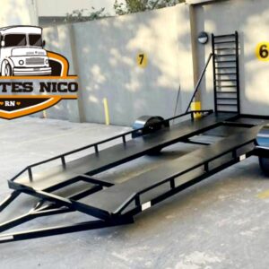 Carro de arrastre con huella